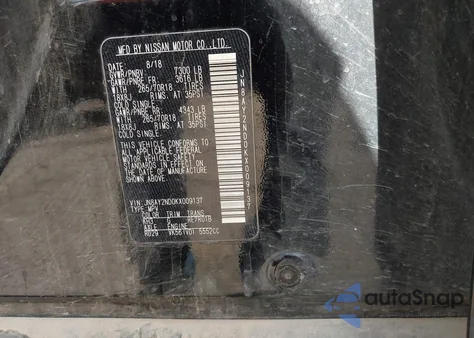 2019 Nissan Armada Sv z USA, uszkodzony, nr VIN JN8AY2ND0KX009137